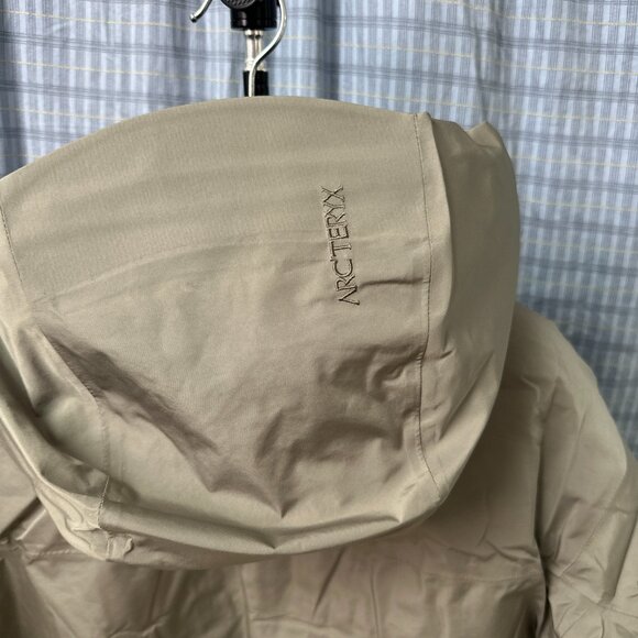 Men's Down Arcteryx Logo Waterproof Warm Hooded Puffer Jacket Size L - Picture 8 of 11